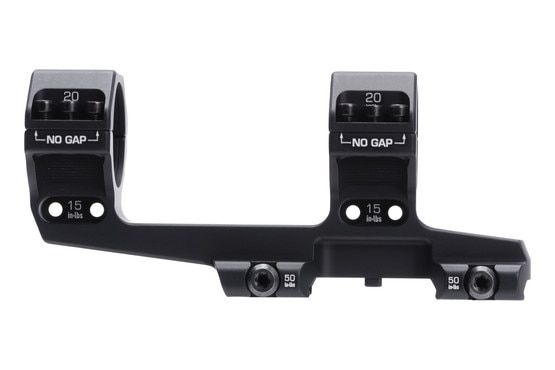 Scalarworks 1.57in FUSE/02 bolt-on 30mm scope mount in black